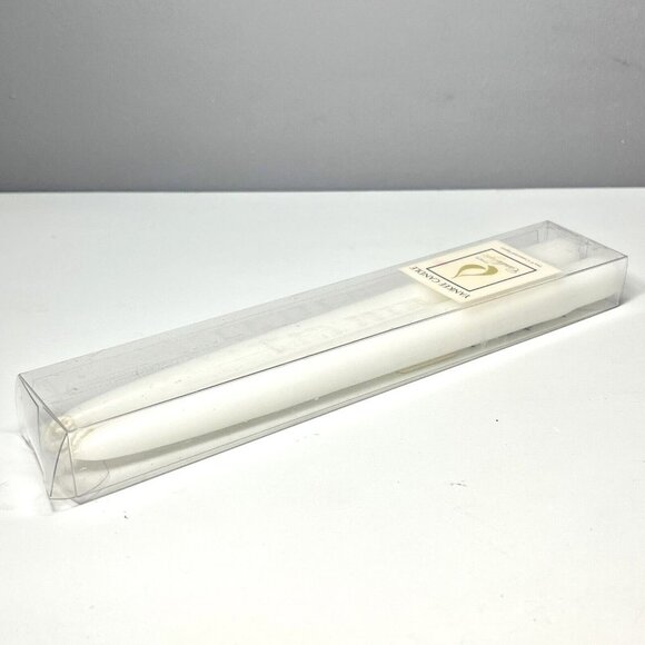 YANKEE CANDLE Living By Candlelight White Two 9" Connected Taper Candles - NEW‎ - Picture 9 of 10